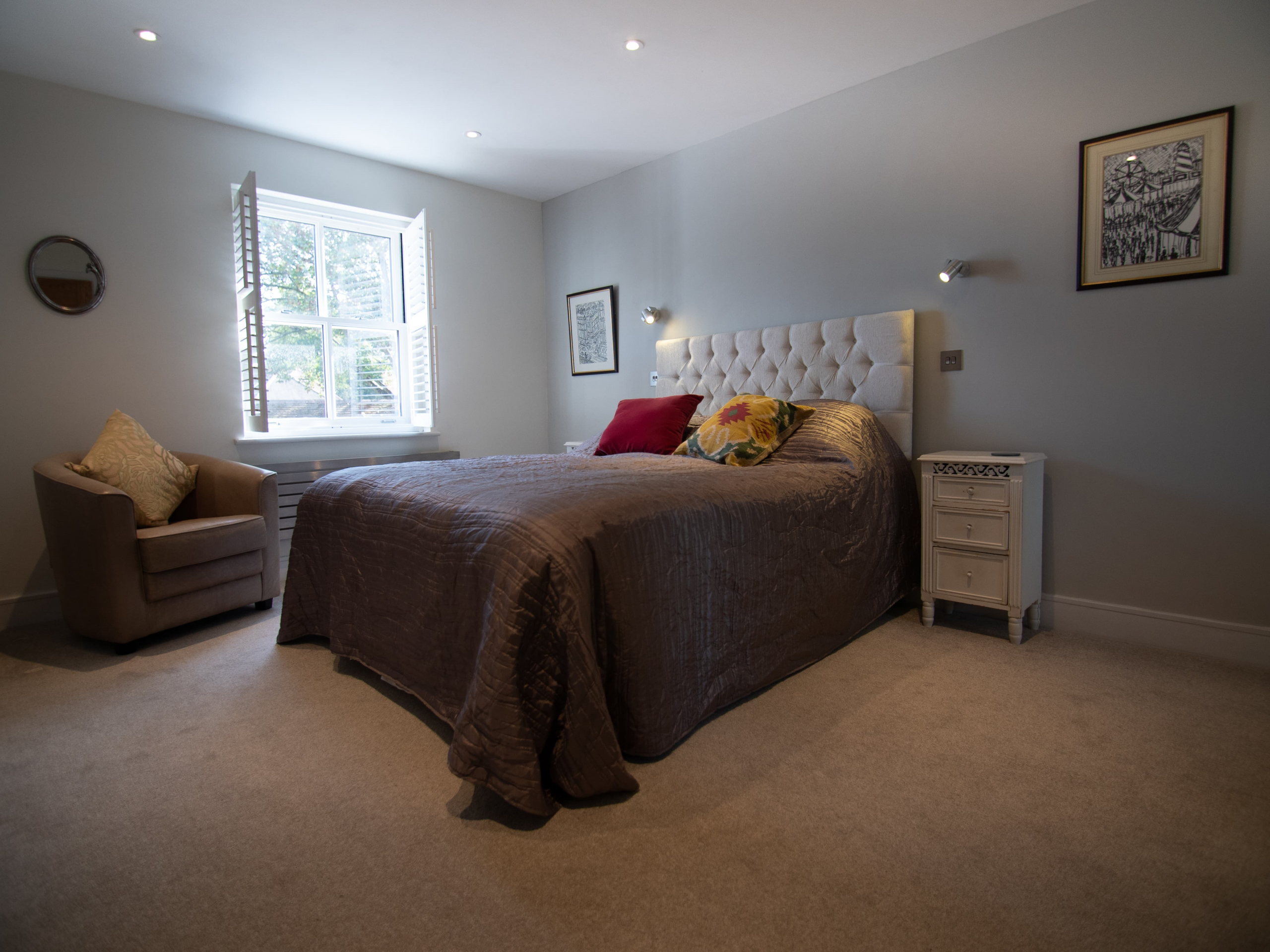 Master bed with air con